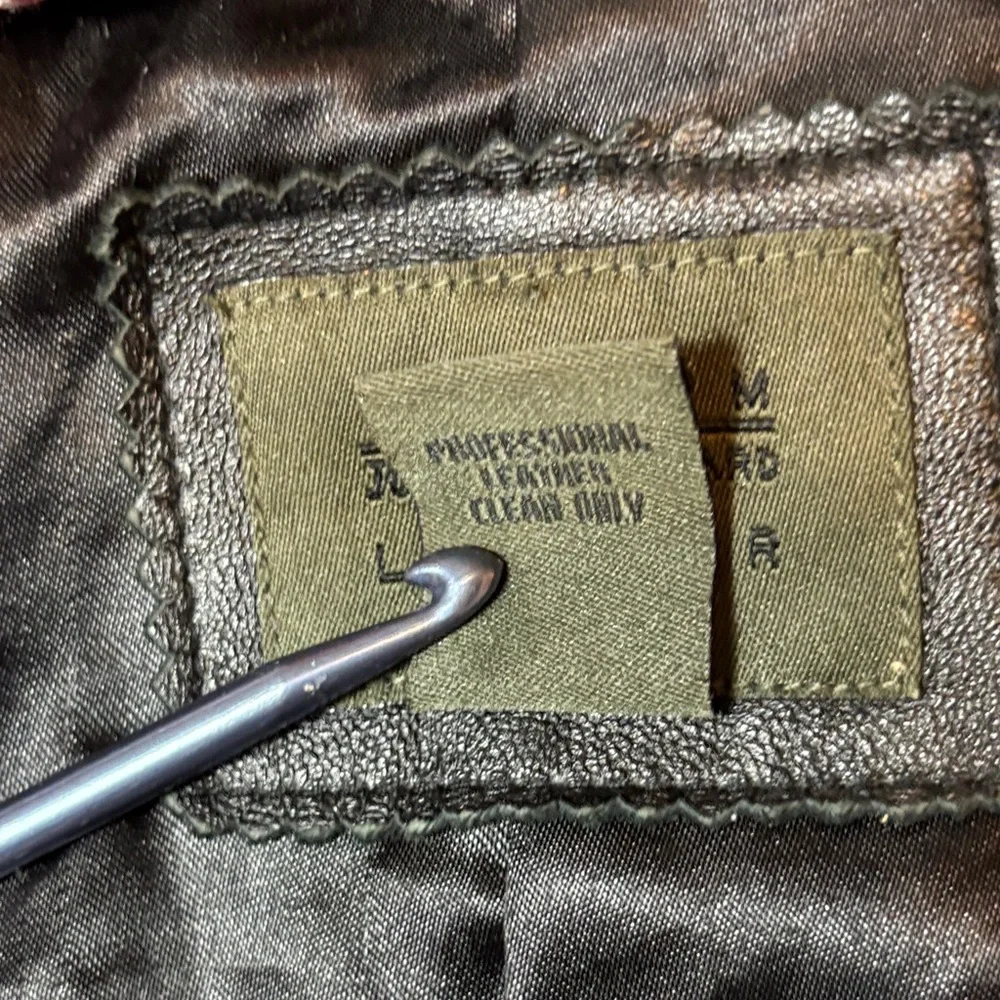 Uniform John Paul Richard Genuine Lamb Leather Jacket Women's Size M Butter Soft - Picture 12 of 12